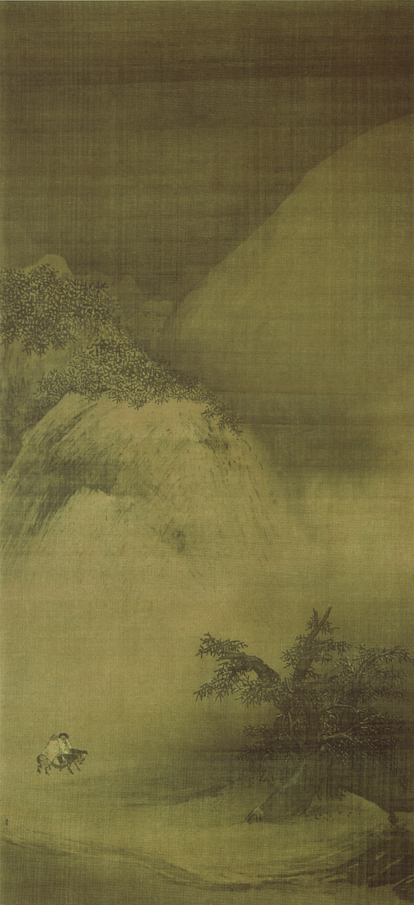 Snowy Landscape — Song dynasty (960-1279) painting by Liang Kai