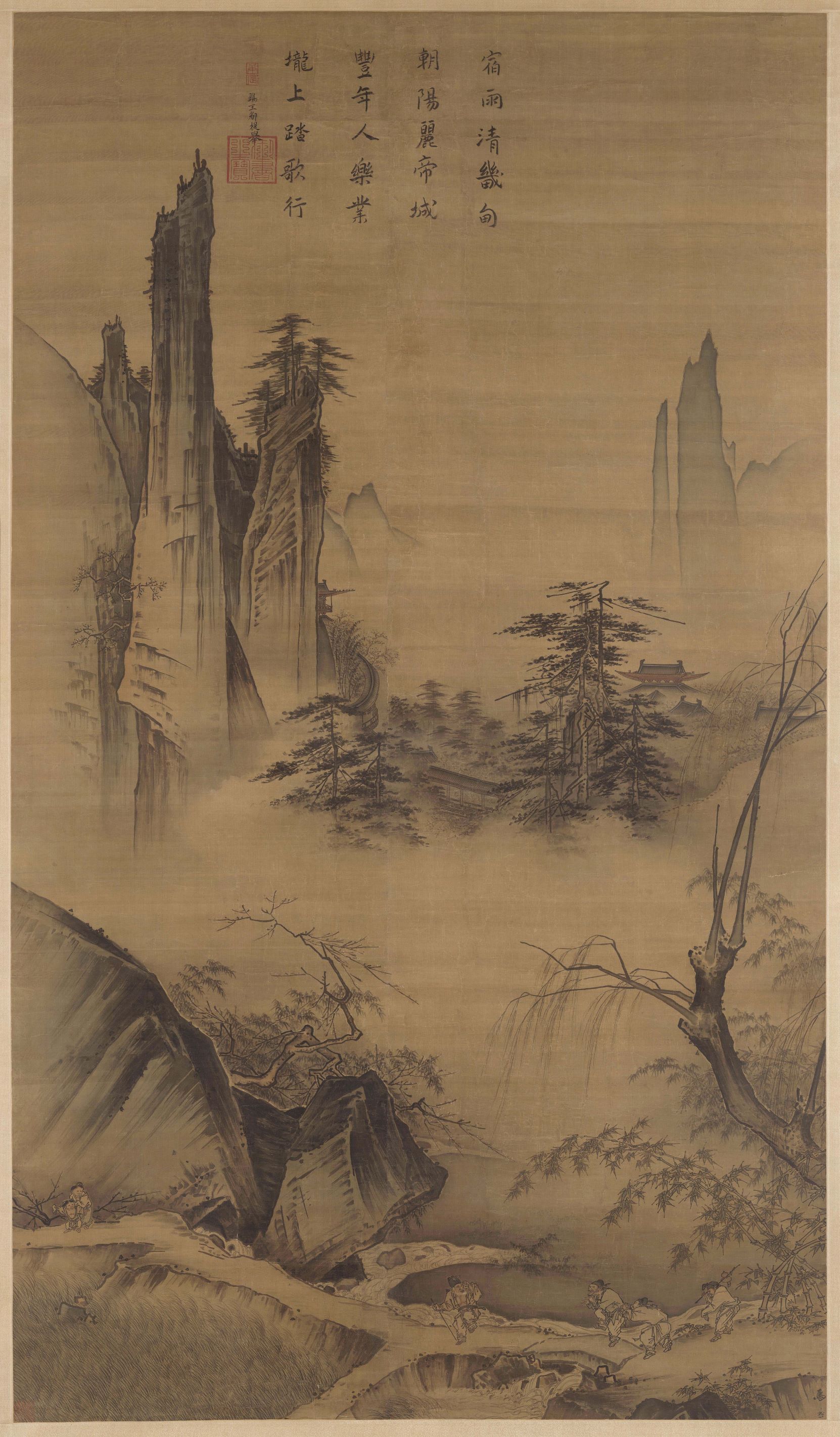 Ta Ge Dance — Song dynasty (960-1279) painting by Ma Yuan