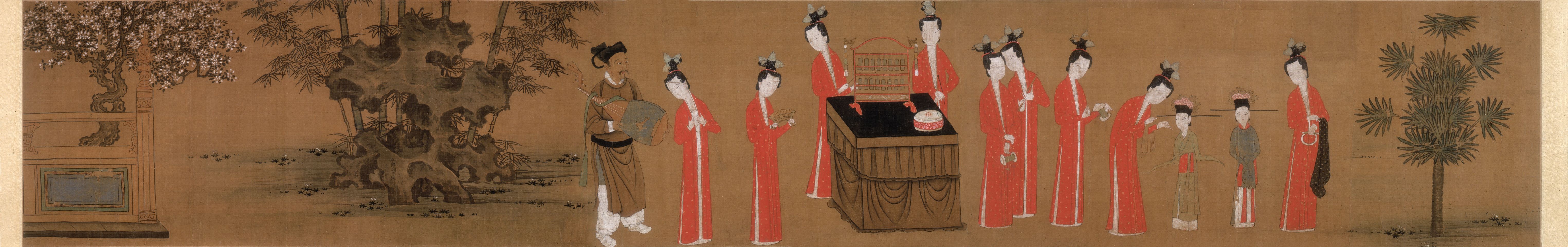 Singing and music — Song dynasty (960-1279) painting by Anonymous