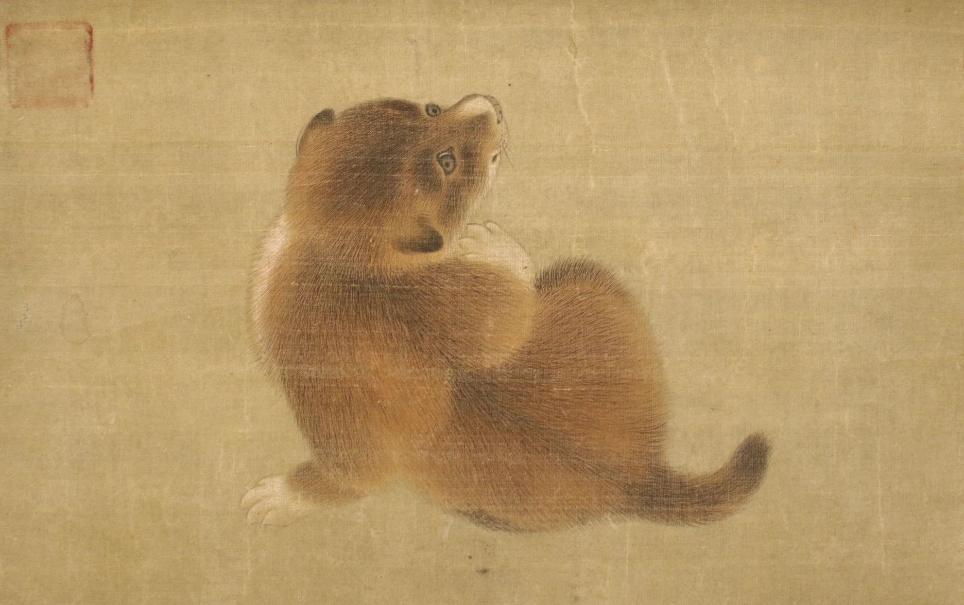 Dog —  painting by Anonymous